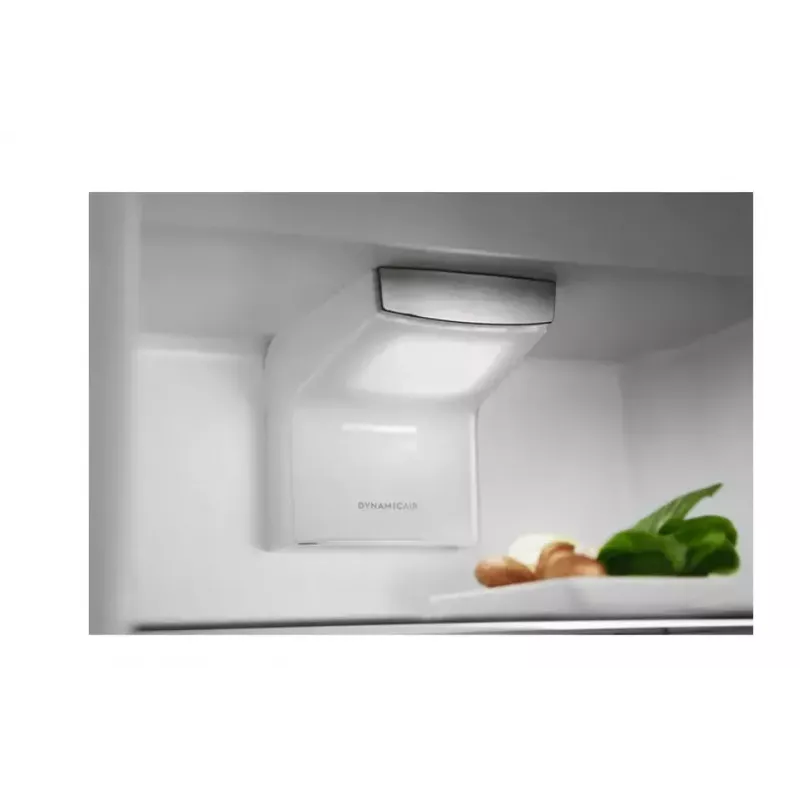 Built-in fridge-freezer Electrolux ENS6TE19S, 274 L, top freezer, ventilated cooling, touch control, reversible door, LED display, white