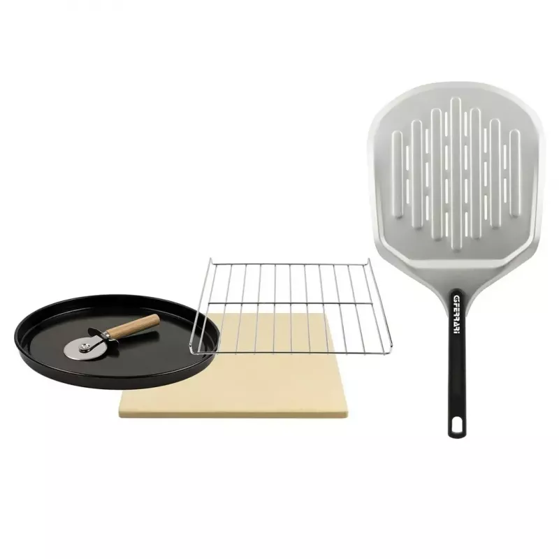 Countertop electric pizza oven G3FERRARI G1018600 PRONTO PIZZA — 1700 W, stone cooking surface, max 420°C, fits Ø32 cm pizza