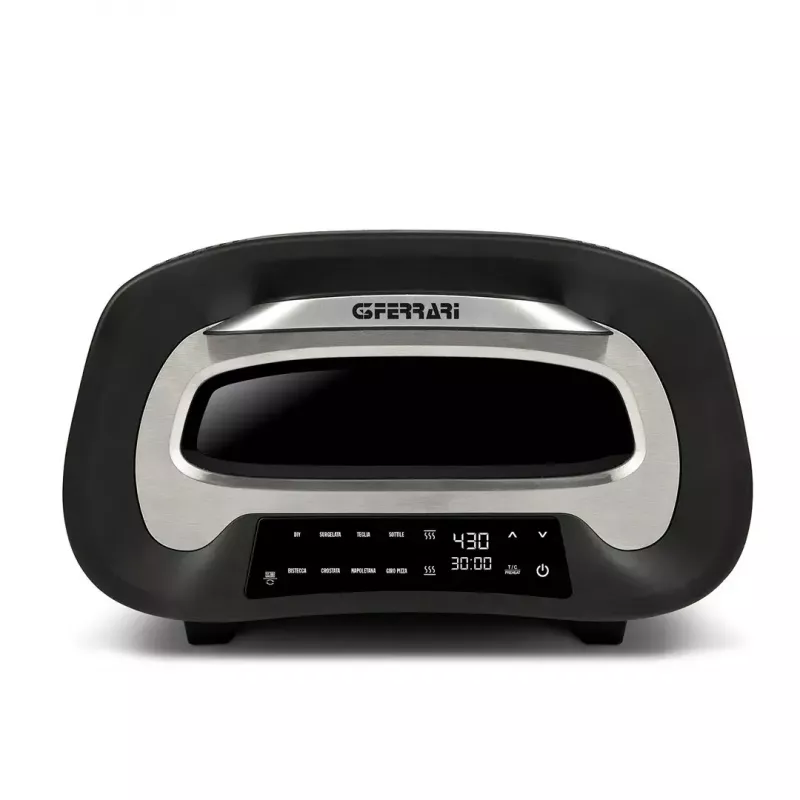 Countertop electric pizza oven G3FERRARI G1018600 PRONTO PIZZA — 1700 W, stone cooking surface, max 420°C, fits Ø32 cm pizza