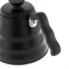 Electric kettle HARIO 1.2 L (practical 800 ml), stainless steel, induction-compatible, black