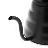 Electric kettle HARIO 1.2 L (practical 800 ml), stainless steel, induction-compatible, black