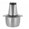 Electric chopper HEINRICH'S HMZ 8849 — 2 L, 500 W, ice crushing, vegetable and fruit cutter, grey