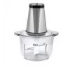 Electric chopper HEINRICH'S HMZ 8849 — 2 L, 500 W, ice crushing, vegetable and fruit cutter, grey