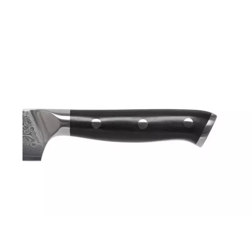 Universal knife KOHERSEN Elegance Ebony Wood, Damascus blade 12.7 cm, 243 mm overall, 127 g