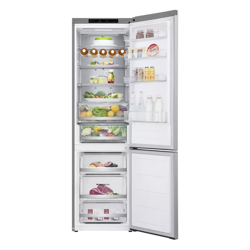 LG GBV7280DPY.APYQEUR fridge-freezer Freestanding 387 L Silver
