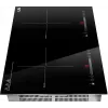 Induction hob LIN LI2H-180, built-in 2-zone, 3200 W, touch control, black glass-ceramic
