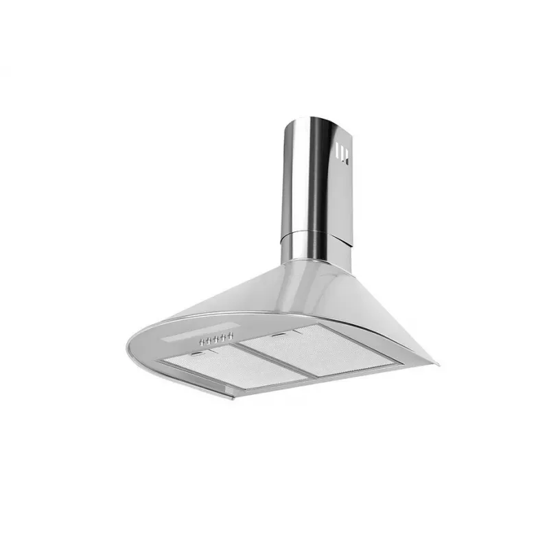 Wall-mounted canopy MAAN Mix 3, grease filter, satin steel, 500 mm, 310 m³/h
