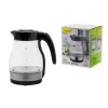 Maestro MR-061 Electric Kettle, Glass, 2200 W, Black