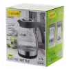 Maestro MR-061 Electric Kettle, Glass, 2200 W, Black
