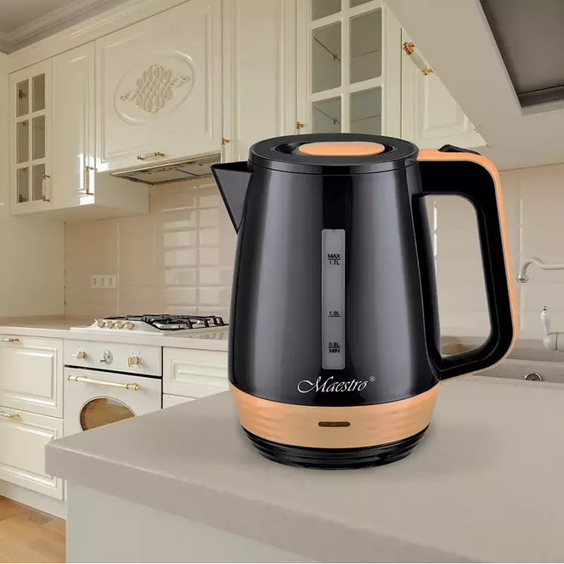 Electric kettle Maestro MR 033, 1.7 L capacity, 2200 W, plastic housing, 0.7 m cord