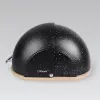 Bread box Maestro MR-1678G-BLACK — oval bread storage container, plastic with bamboo lid, 350×200×250 mm