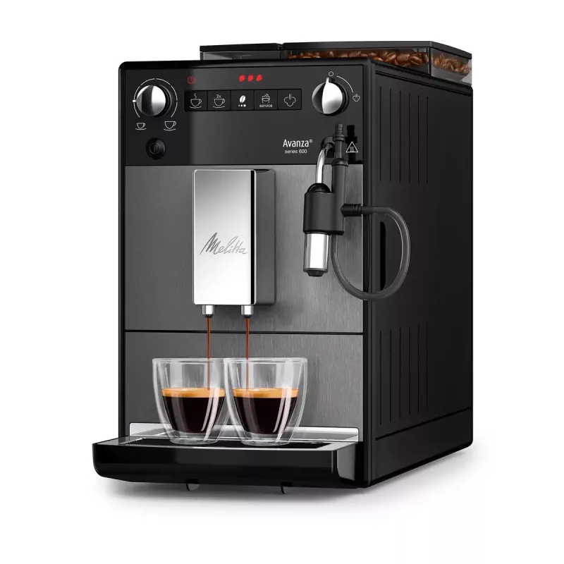 Espresso coffee machine MELITTA F270-100 — fully automatic, 1.5 L water tank, 15 bar, built-in grinder