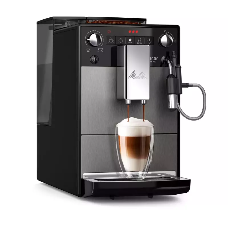 Espresso coffee machine MELITTA F270-100 — fully automatic, 1.5 L water tank, 15 bar, built-in grinder