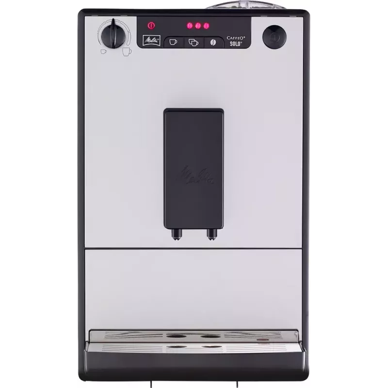 Espresso machine MELITTA SOLO E950-766, 1.2 L water tank, built-in grinder, 1400 W, silver