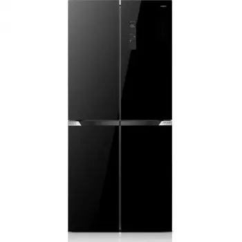 Freestanding MPM refrigerator MPM-503-SSI-11 with 505 l capacity, freezer doors opening both sides, Energy class E