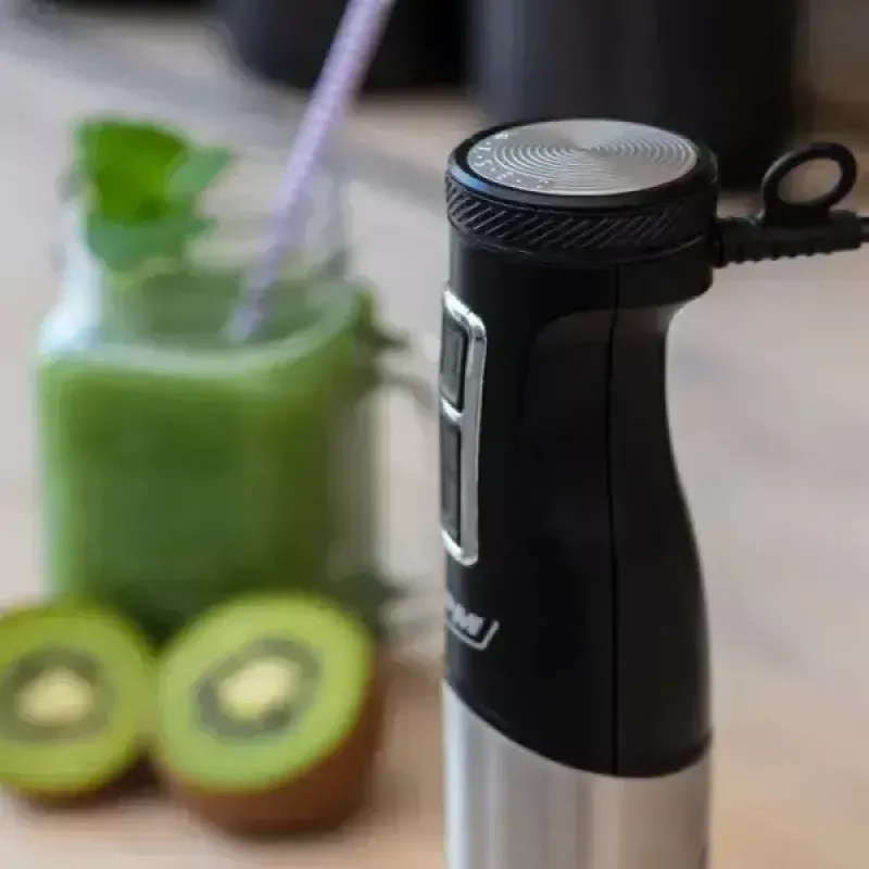 Hand blender MPM MBL-33M, 1500 W, 9 speeds, turbo, stainless steel blades, suspension bracket, 220–240 V