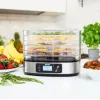 Food dryer MPM MSG-12 dehydrator, 6 trays, 380 W, 35–75 °C, 0.5–36 h timer, stainless steel housing