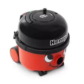 Cylinder vacuum NUMATIC HENRY HVR200-11 — 9 L dust bag, 620 W, HEPA 11, 10 m cord, red