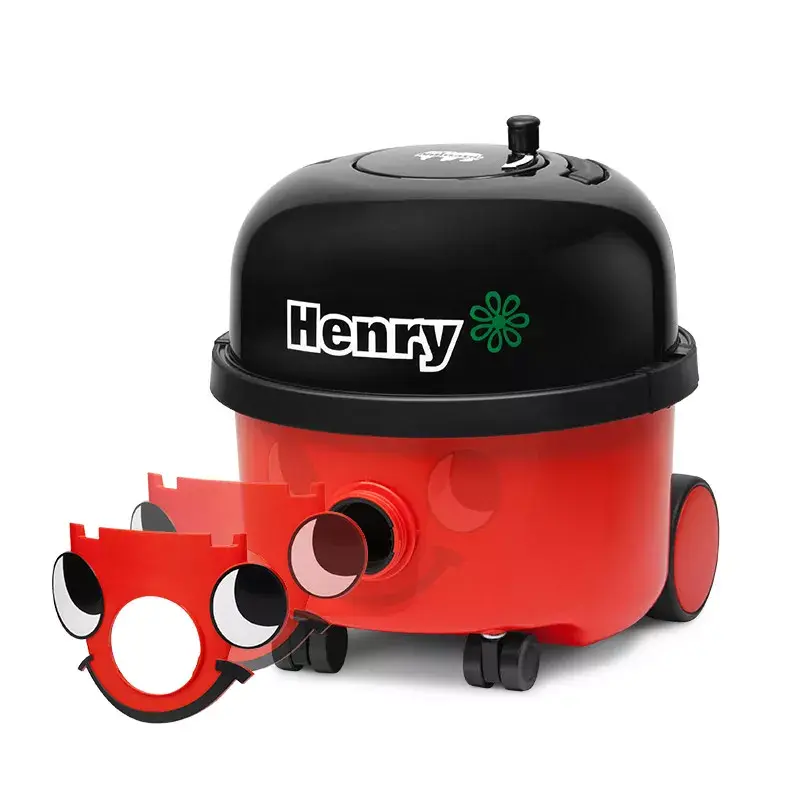 Cylinder vacuum NUMATIC HENRY HVR200-11 — 9 L dust bag, 620 W, HEPA 11, 10 m cord, red