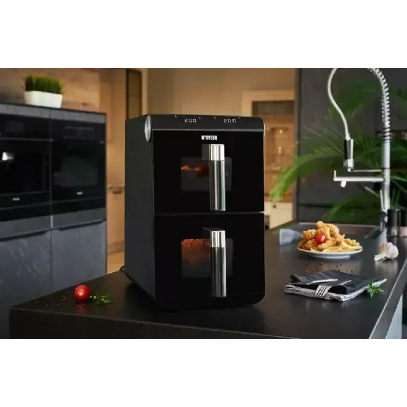 Electric hot air fryer NOVEEN AF5050, 11 L capacity, 1700 W, 13 programs, 50–200°C, digital touch control