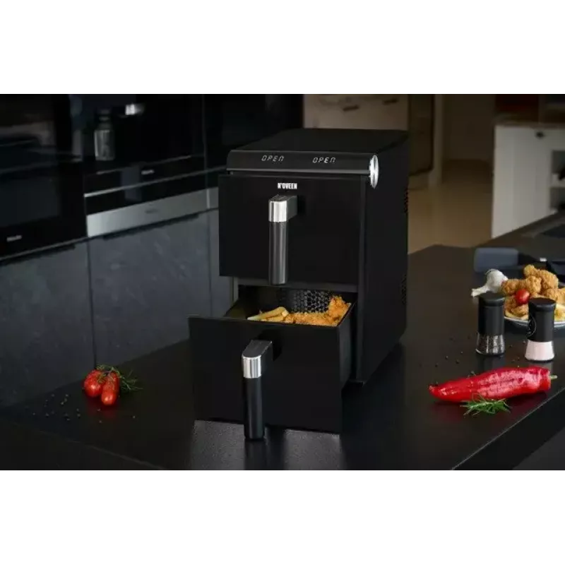 Electric hot air fryer NOVEEN AF5050, 11 L capacity, 1700 W, 13 programs, 50–200°C, digital touch control