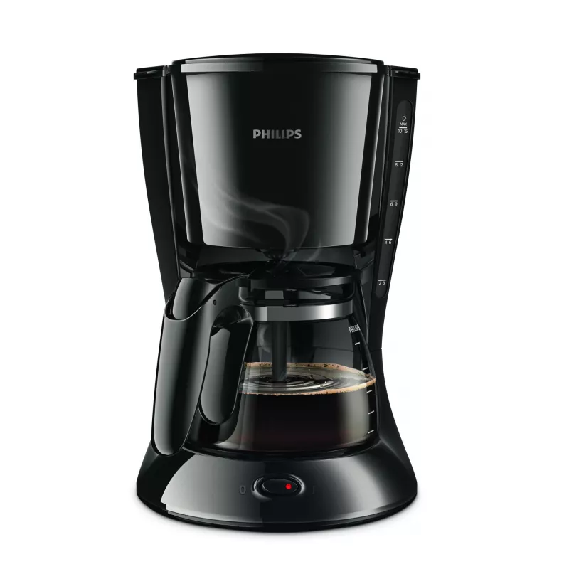 Philips Daily Collection HD7461/20 drip coffee maker, glass jug, 1000 W, black