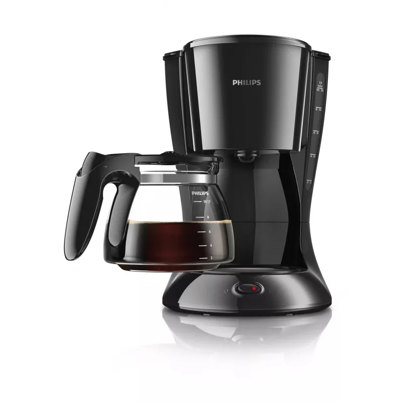 Philips Daily Collection HD7461/20 drip coffee maker, glass jug, 1000 W, black