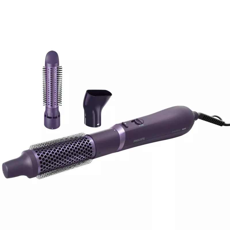 Hair styling kit Philips 3000 series BHA305/00 — 800 W, 3 heating levels, 3 attachments, purple