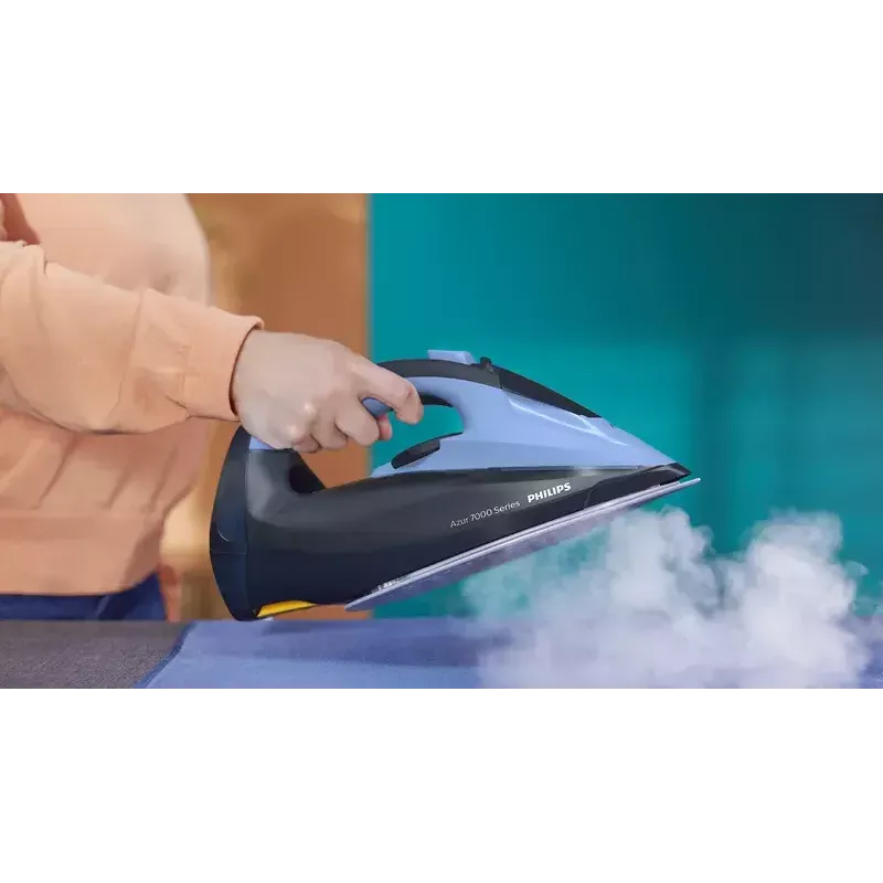 Dry & Steam Iron Philips 7000 series DST7041/20 — 2800 W, 0.3 L water tank, SteamGlide Elite soleplate, 3 temperature settings