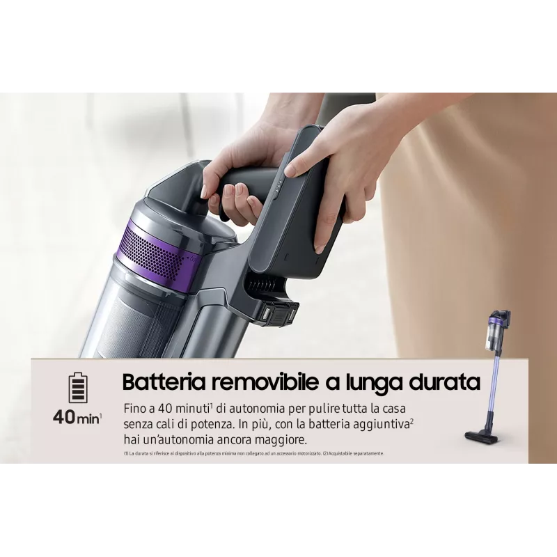 Samsung VS15A6031R4 Stick vacuum Battery Dry Bagless 0.8 L Black