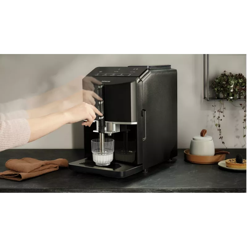 Siemens EQ.300 TF301E19 fully automatic espresso machine, piano black