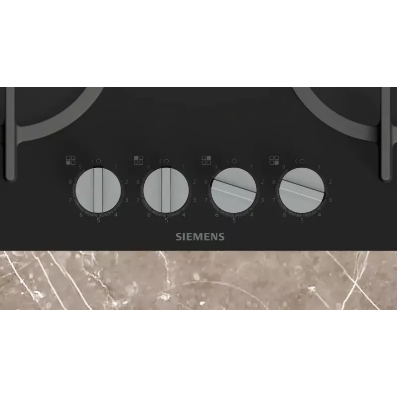 Siemens iQ500 EP6A6PI10 hob Black Built-in 59 cm Gas 4 zone(s)