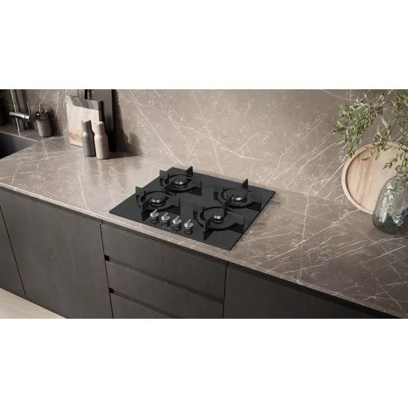 Siemens iQ500 EP6A6PI10 hob Black Built-in 59 cm Gas 4 zone(s)