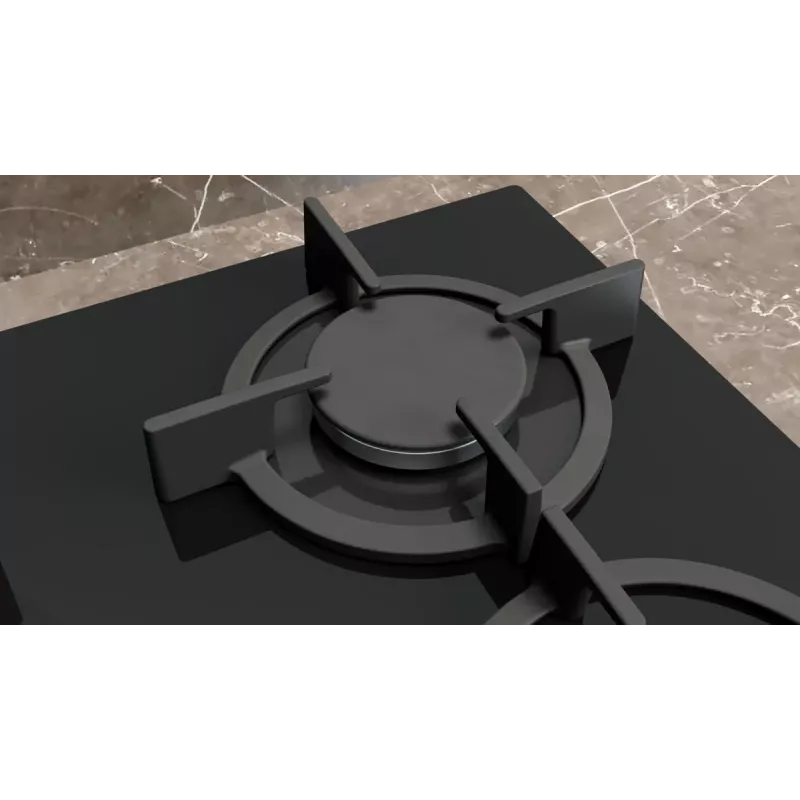 Siemens iQ500 EP6A6PI10 hob Black Built-in 59 cm Gas 4 zone(s)