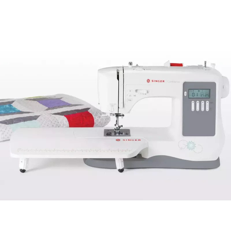 SINGER sewing machine 7640 — electric domestic model, white, multiple stitch programs