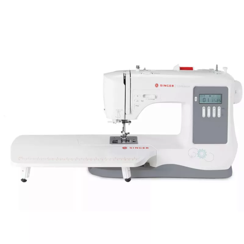 SINGER sewing machine 7640 — electric domestic model, white, multiple stitch programs