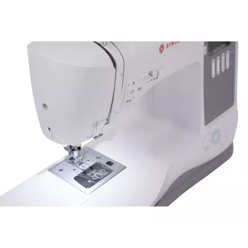 SINGER sewing machine 7640 — electric domestic model, white, multiple stitch programs