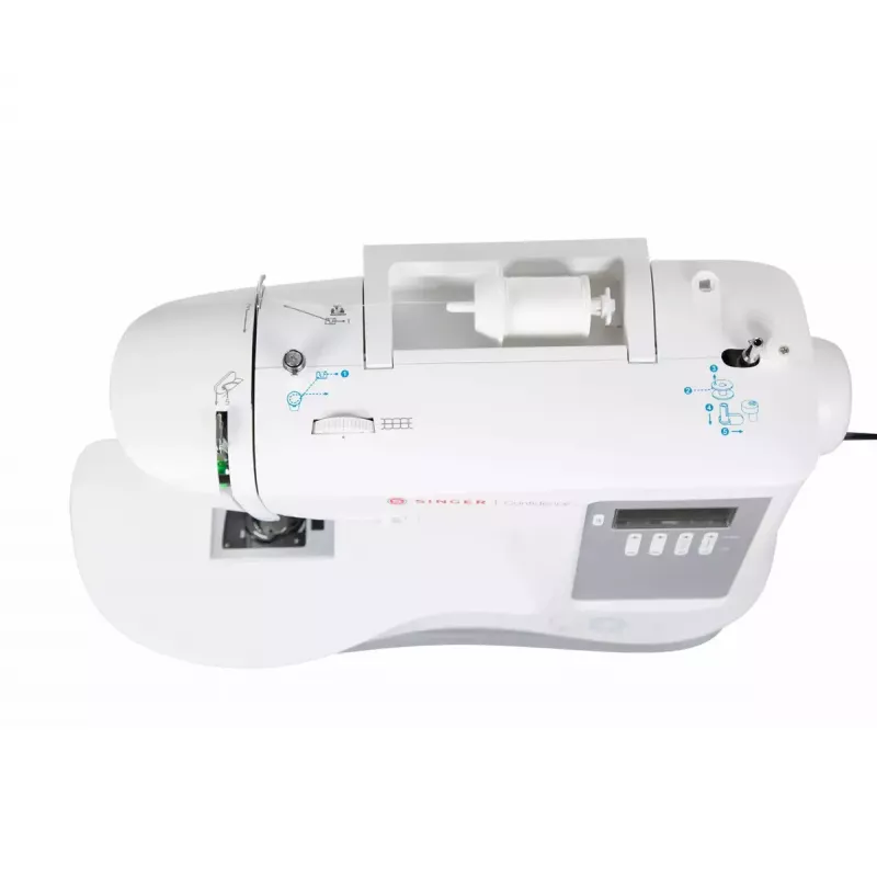 SINGER sewing machine 7640 — electric domestic model, white, multiple stitch programs