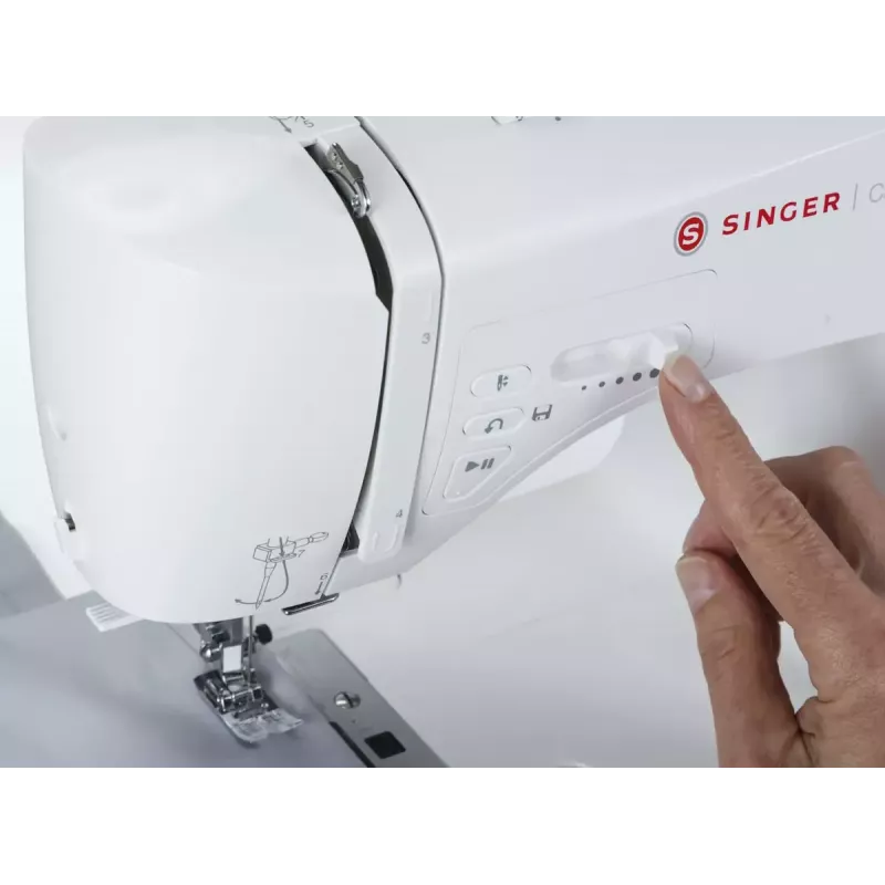 SINGER sewing machine 7640 — electric domestic model, white, multiple stitch programs