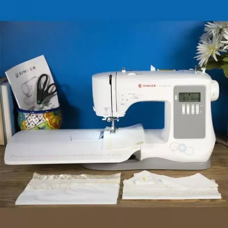 SINGER sewing machine 7640 — electric domestic model, white, multiple stitch programs