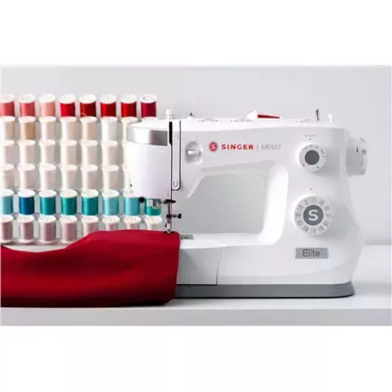 SINGER Sewing Machine ME457 — household sewing machine, 100 stitch patterns, automatic needle threader