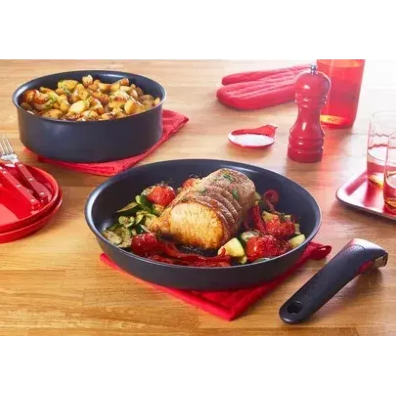 Frying set Tefal Ingenio Unlimited L7639002, 13 pcs, aluminium, non-stick, Thermo-Spot, ovenproof, black
