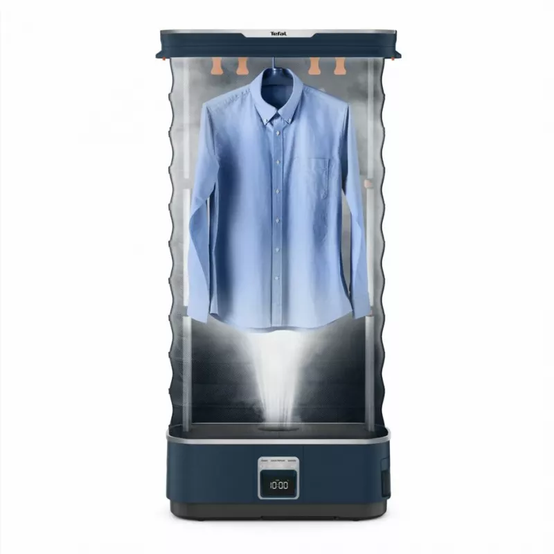 Steam Iron Tefal Care For You First YT2020 1500W 1.2L blue — garment steamer with removable tank, auto shut-off, display