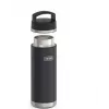 Thermos travel mug THERMOS 130101, vacuum insulated thermal bottle 710 ml, stainless steel, black