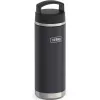 Thermos travel mug THERMOS 130101, vacuum insulated thermal bottle 710 ml, stainless steel, black
