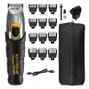 Hair clipper Wahl Extreme Grip AC/Battery, cordless, Li‑Ion, 240 min runtime, 12 length steps, stainless steel blade, cutter width 3 cm, black
