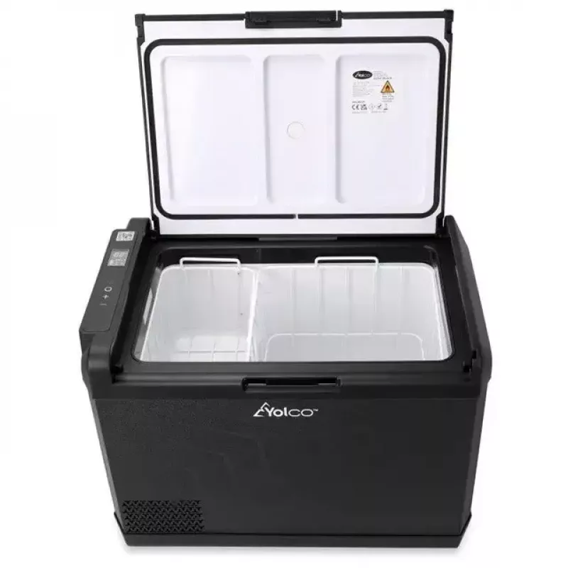 Portable compressor fridge Yolco GCX47 Black — 47L capacity, energy-efficient