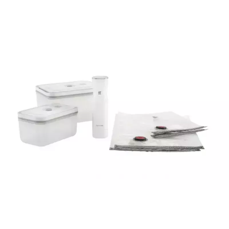 Zwilling Fresh & Save vacuum sealer starter set with glass containers and pump