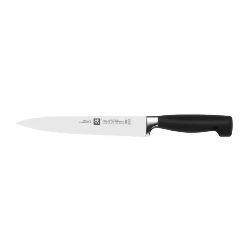 Knife/cutlery block set ZWILLING 35148-507-0 — 7-piece set with chef's knife, bread knife, paring knife, kitchen shears, grey block
