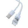 USB cable Baseus Gem P10373003311-01 — 2 m, 2.4 A, Lightning to USB-A, nylon jacket, blue